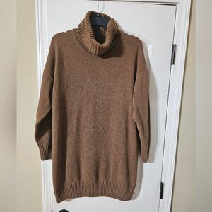 GAP Brown Turtleneck Sweater Dress